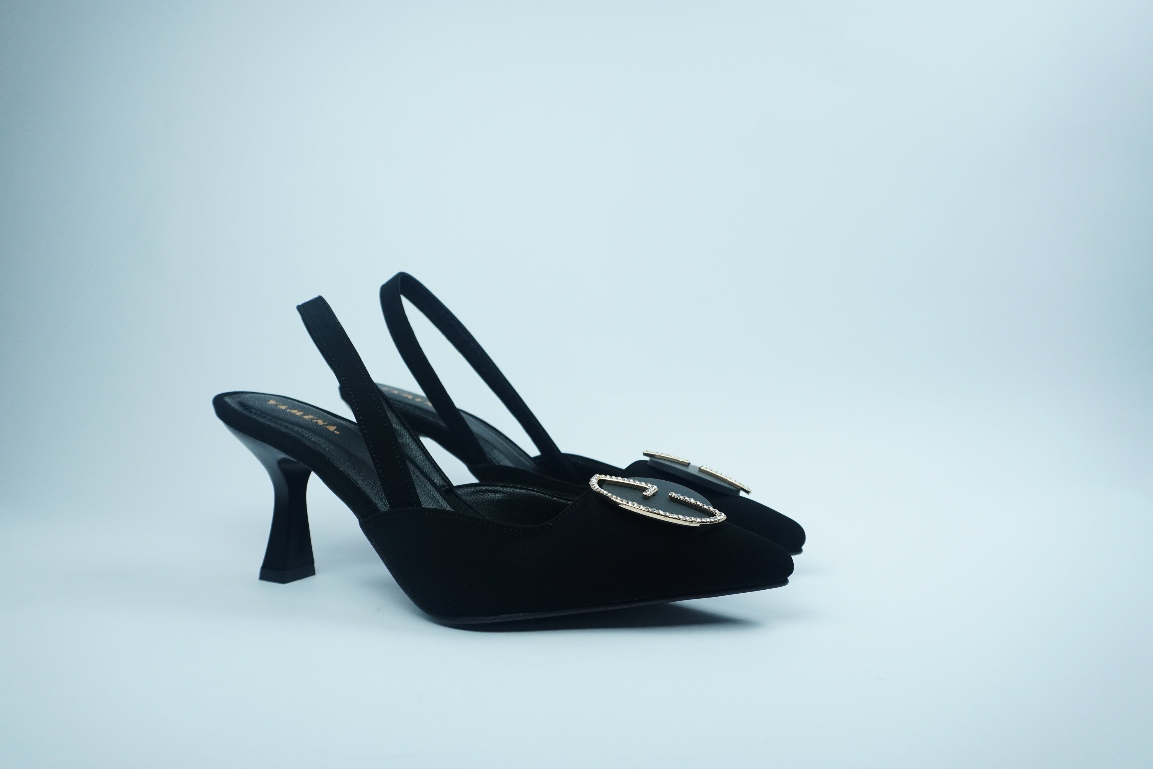 ESCARPIN SLINGBACK  – BOUCLE ORNÉE DE STRASS YW-1