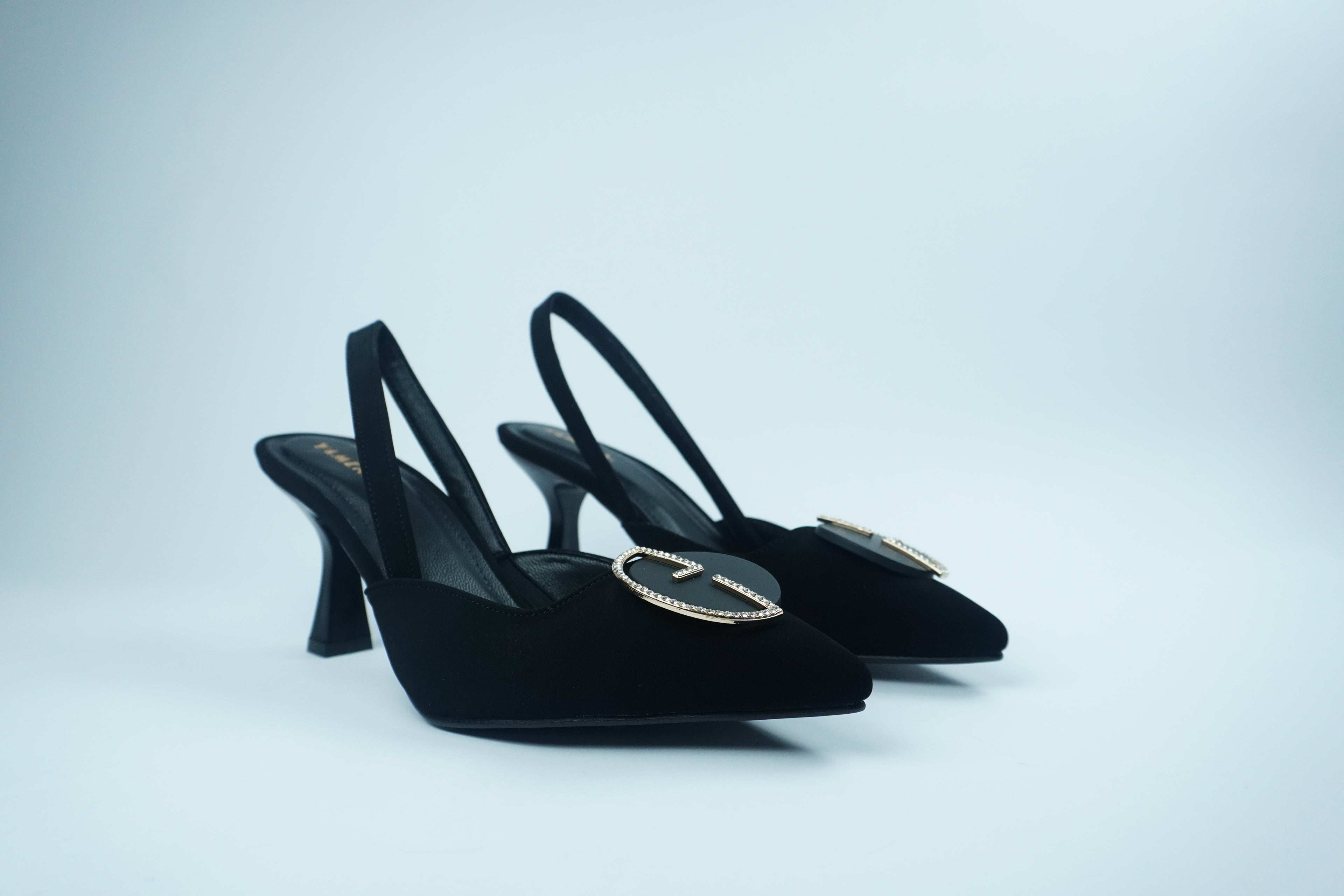 ESCARPIN SLINGBACK  – BOUCLE ORNÉE DE STRASS YW-1