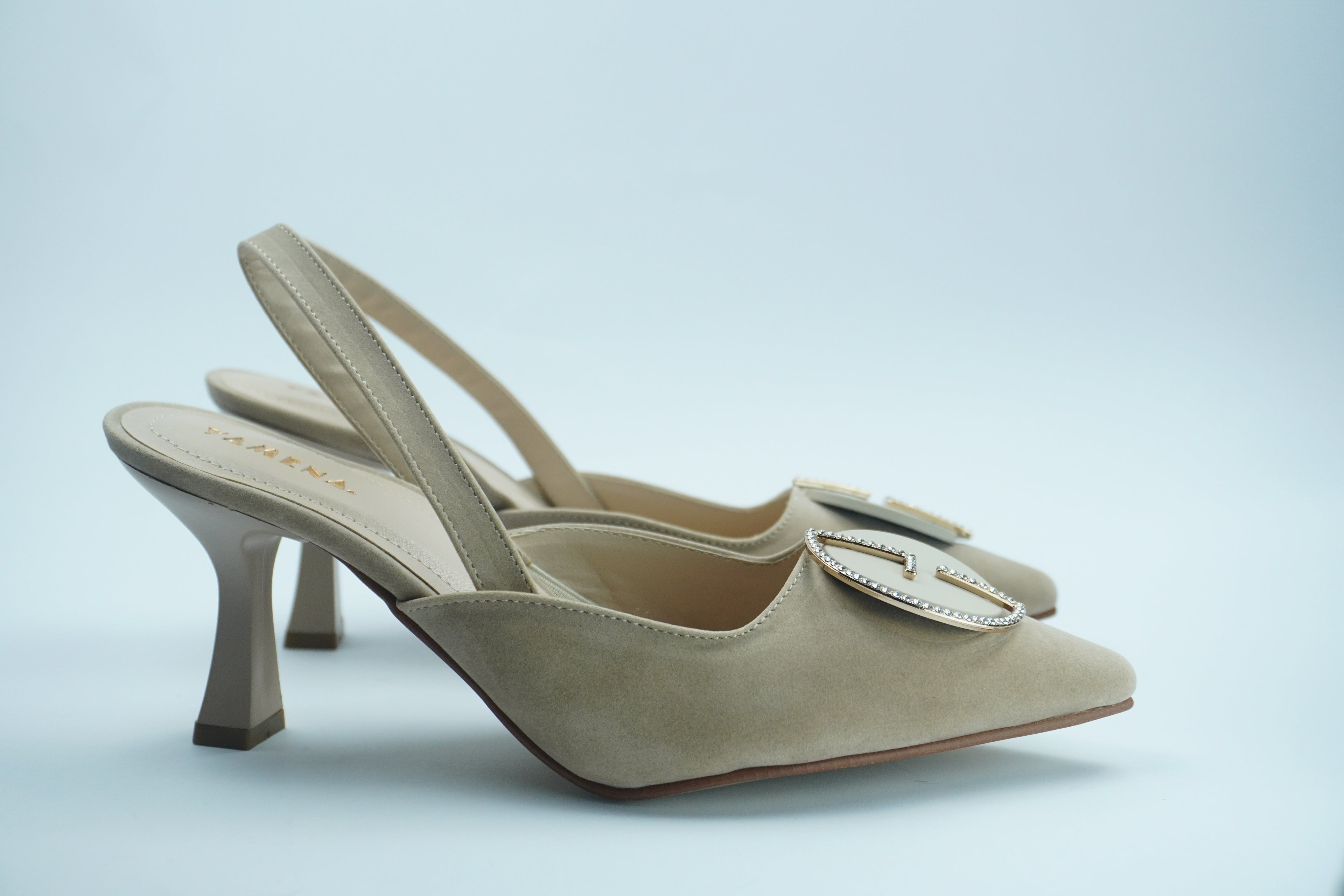 ESCARPIN SLINGBACK  – BOUCLE ORNÉE DE STRASS YW-1