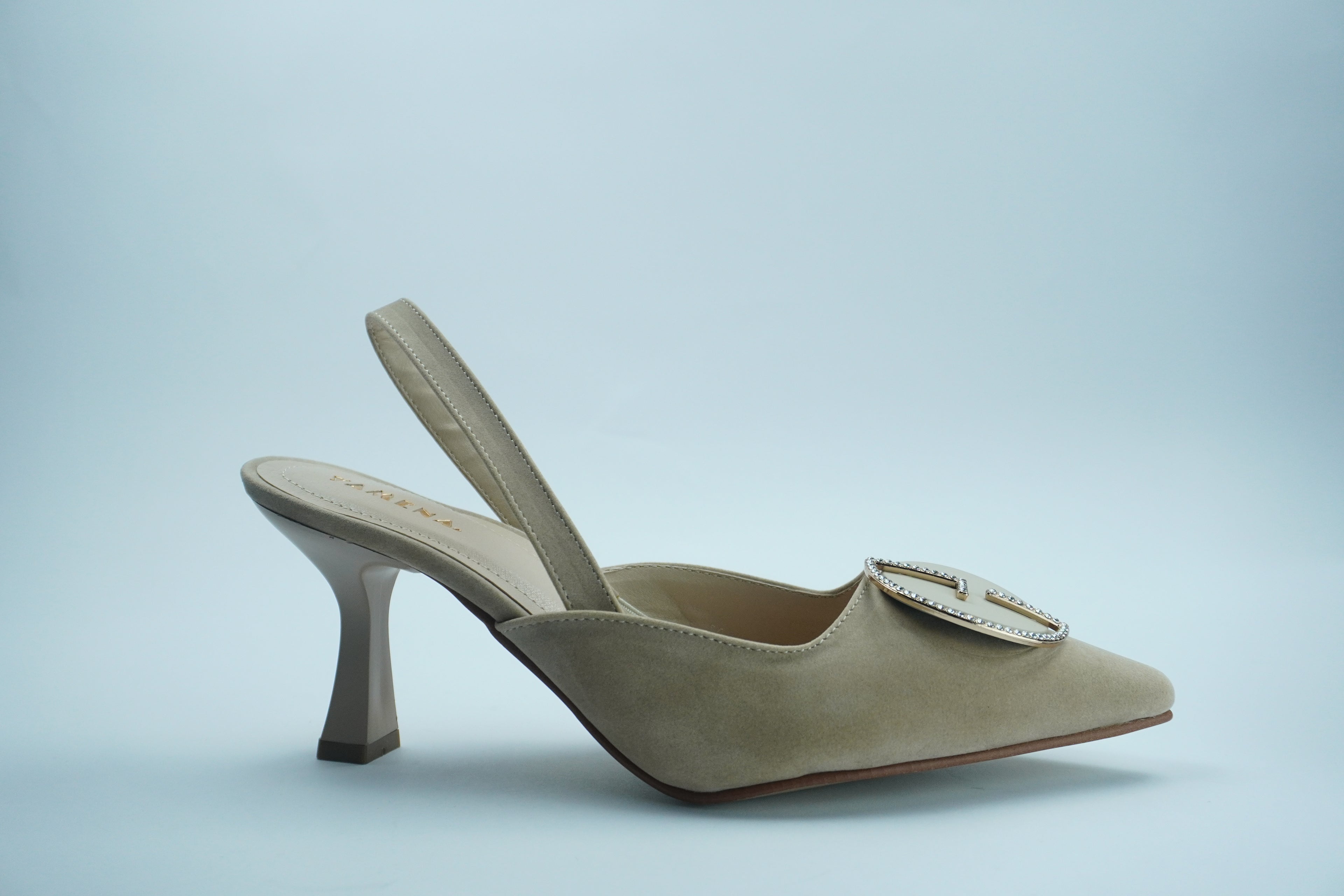 ESCARPIN SLINGBACK  – BOUCLE ORNÉE DE STRASS YW-1