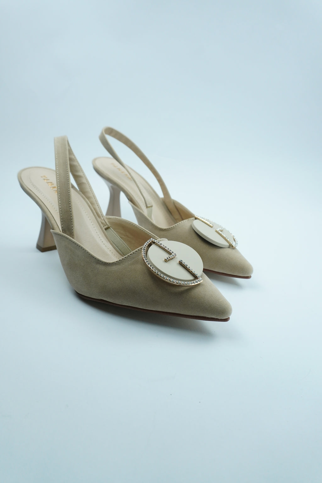 ESCARPIN SLINGBACK  – BOUCLE ORNÉE DE STRASS YW-1