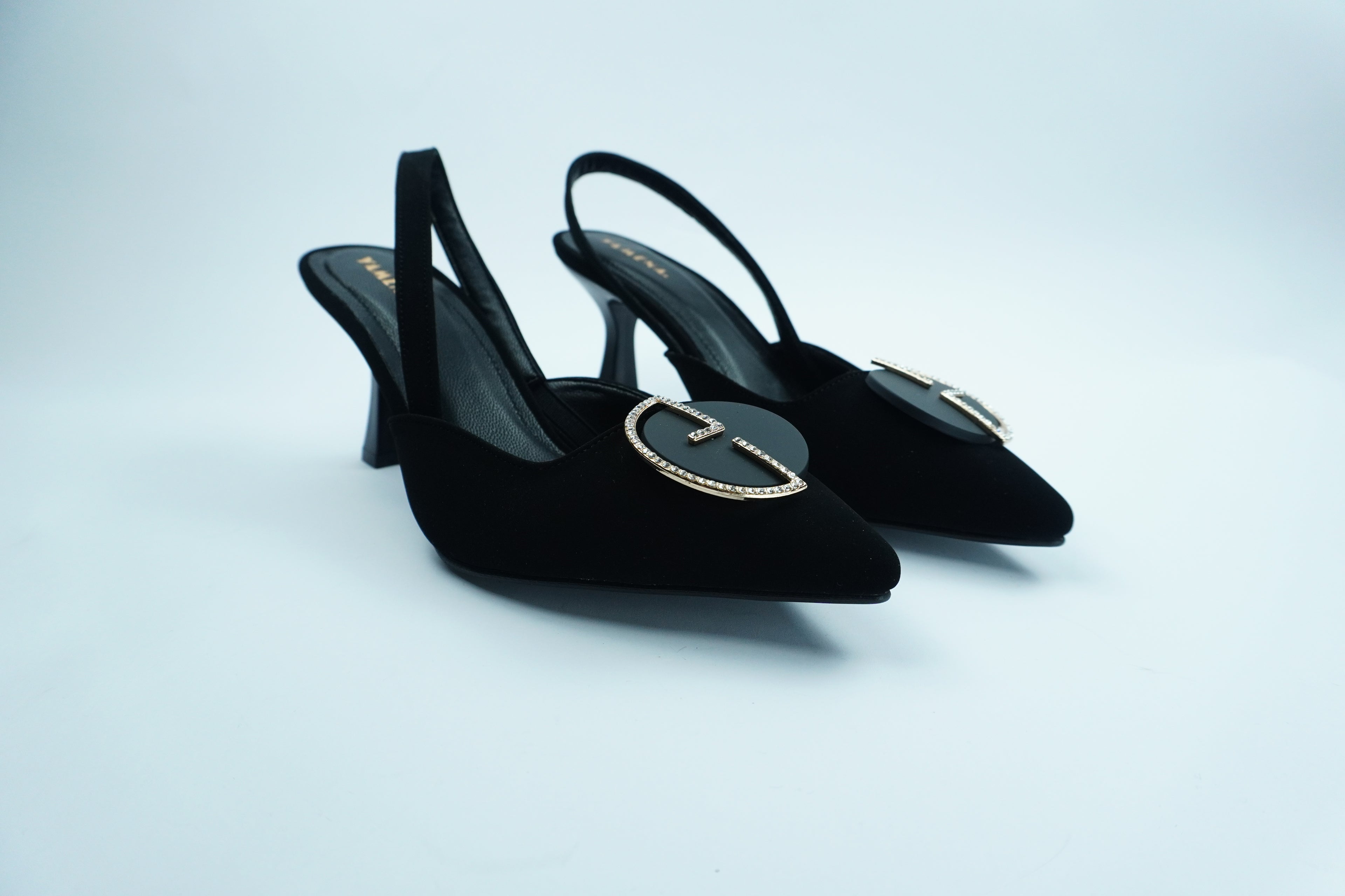 ESCARPIN SLINGBACK  – BOUCLE ORNÉE DE STRASS YW-1