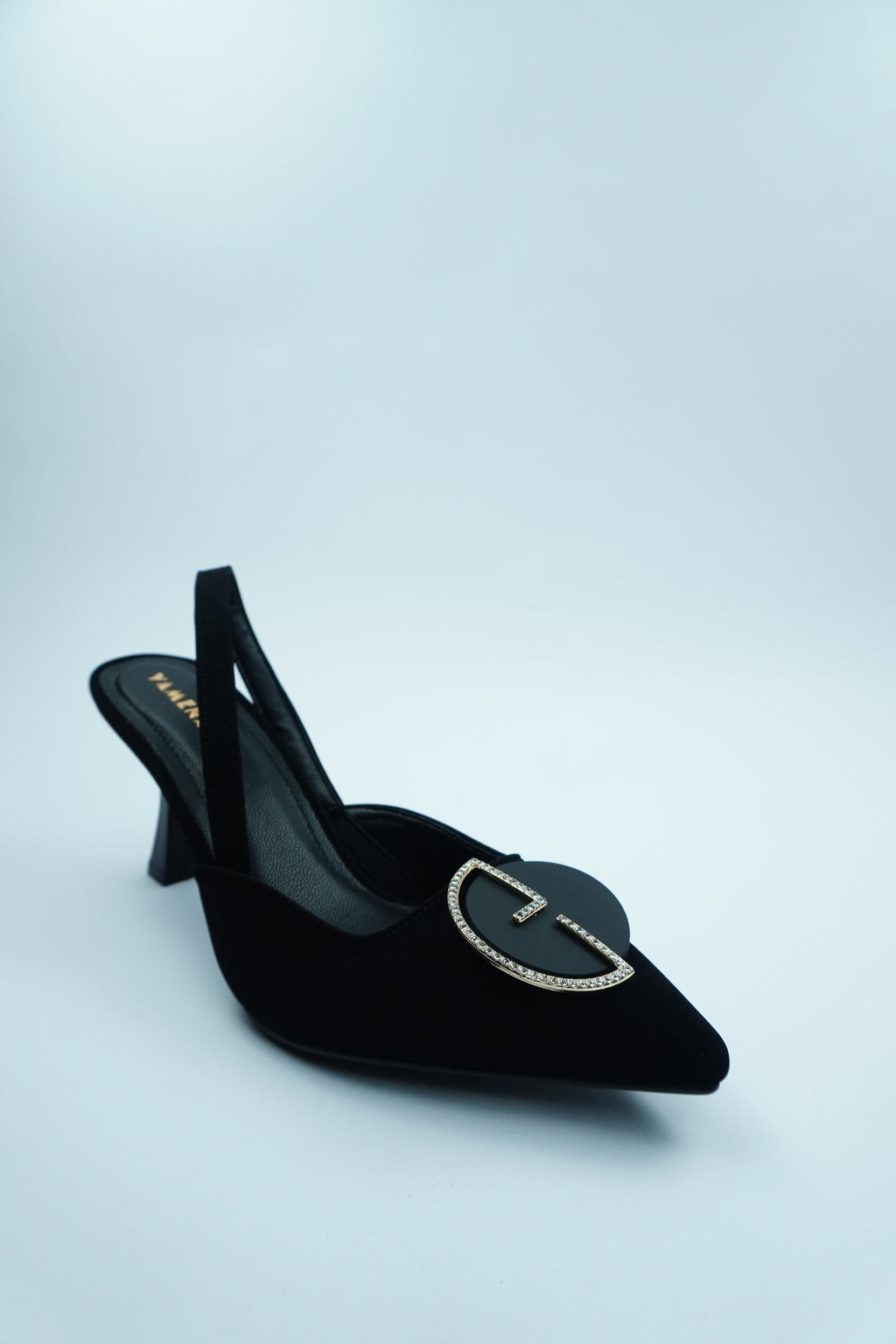 ESCARPIN SLINGBACK  – BOUCLE ORNÉE DE STRASS YW-1