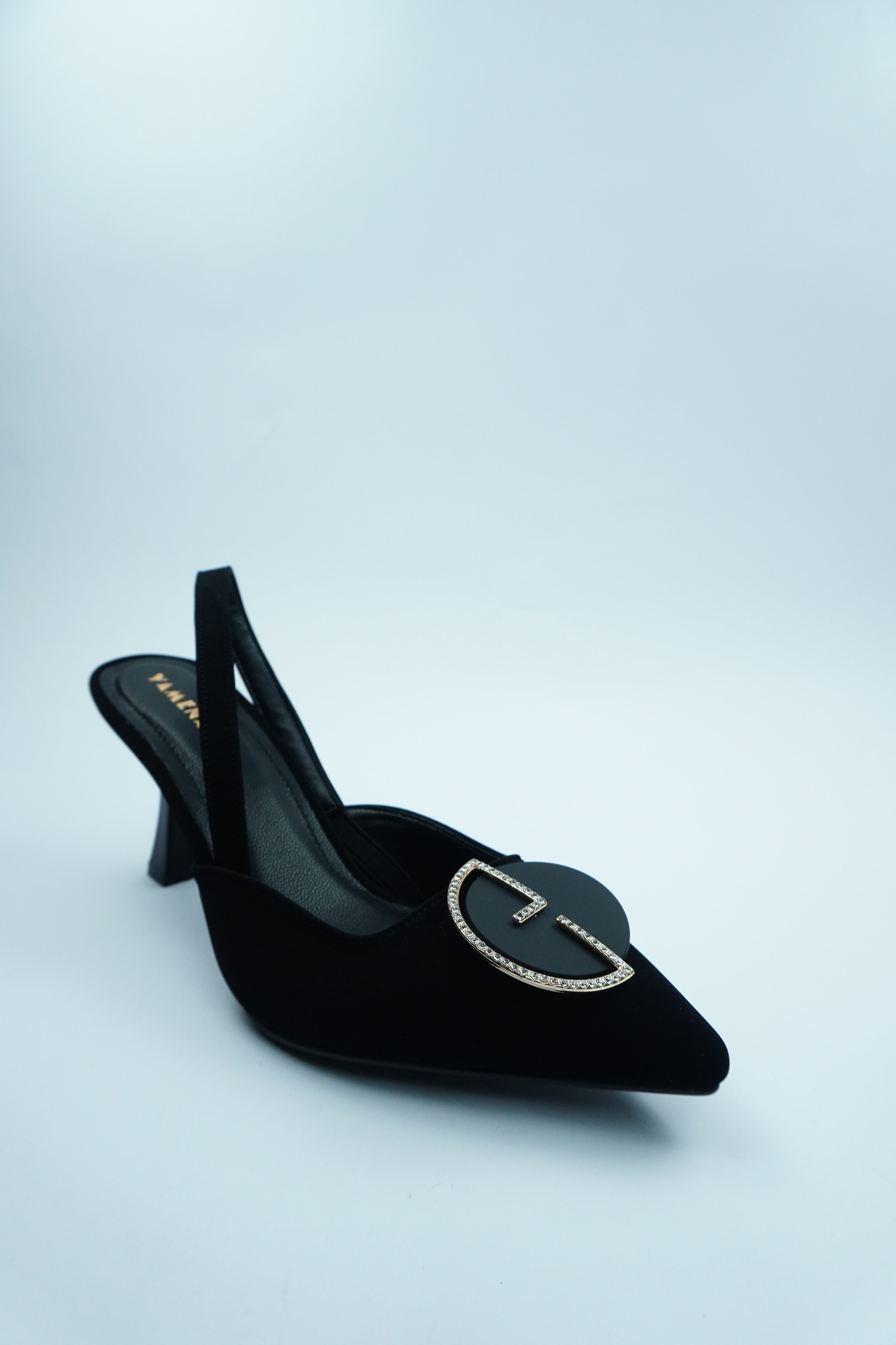 ESCARPIN SLINGBACK  – BOUCLE ORNÉE DE STRASS YW-1