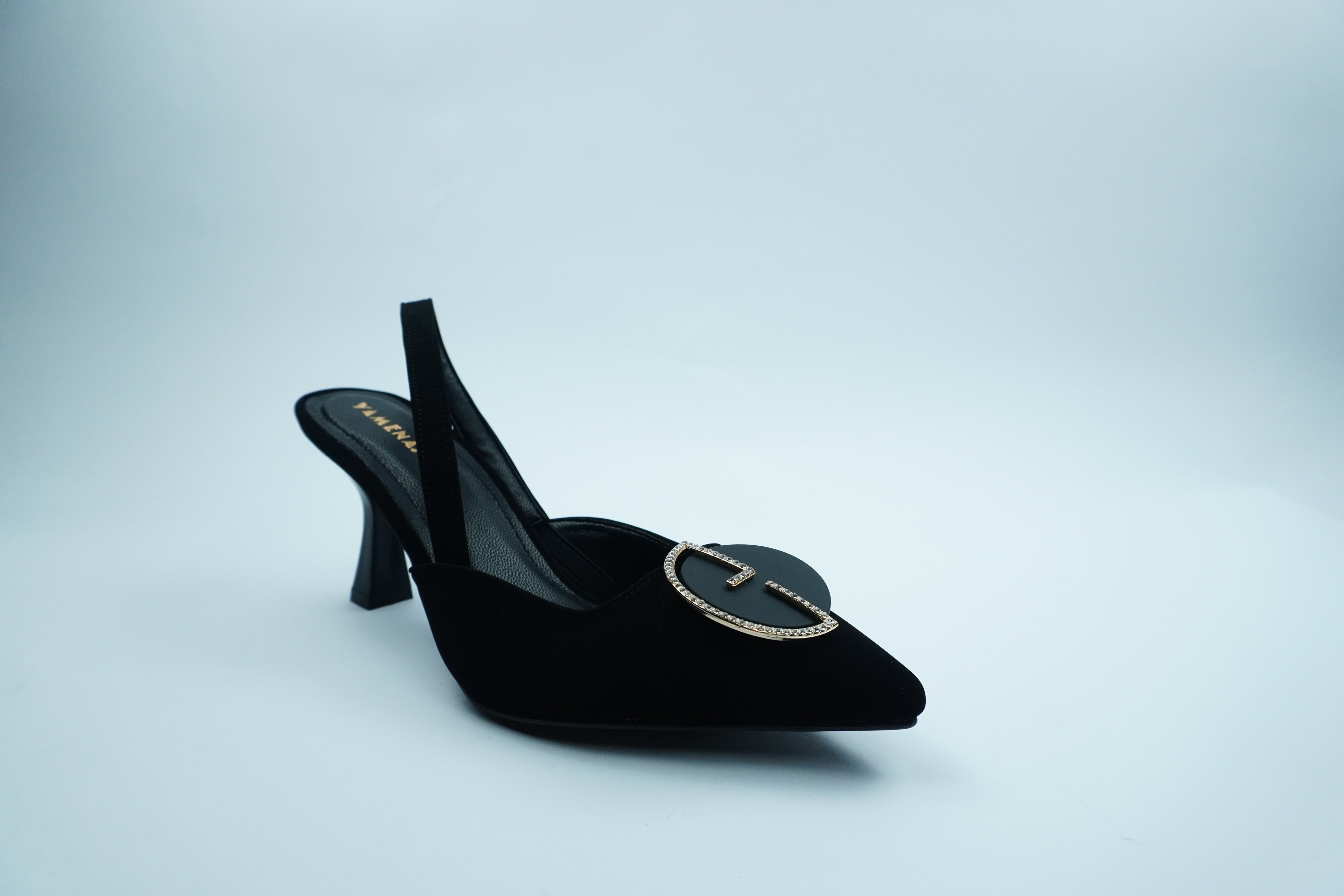 ESCARPIN SLINGBACK  – BOUCLE ORNÉE DE STRASS YW-1