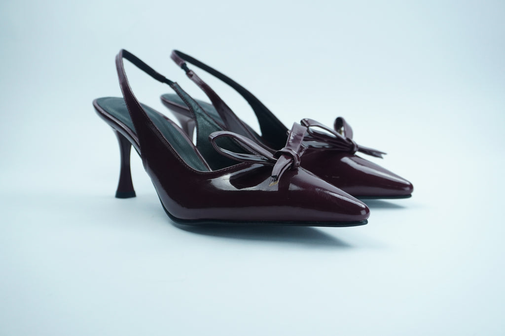 ESCARPIN SLINGBACK – NŒUD DÉCORATIF CHIC YW-5.