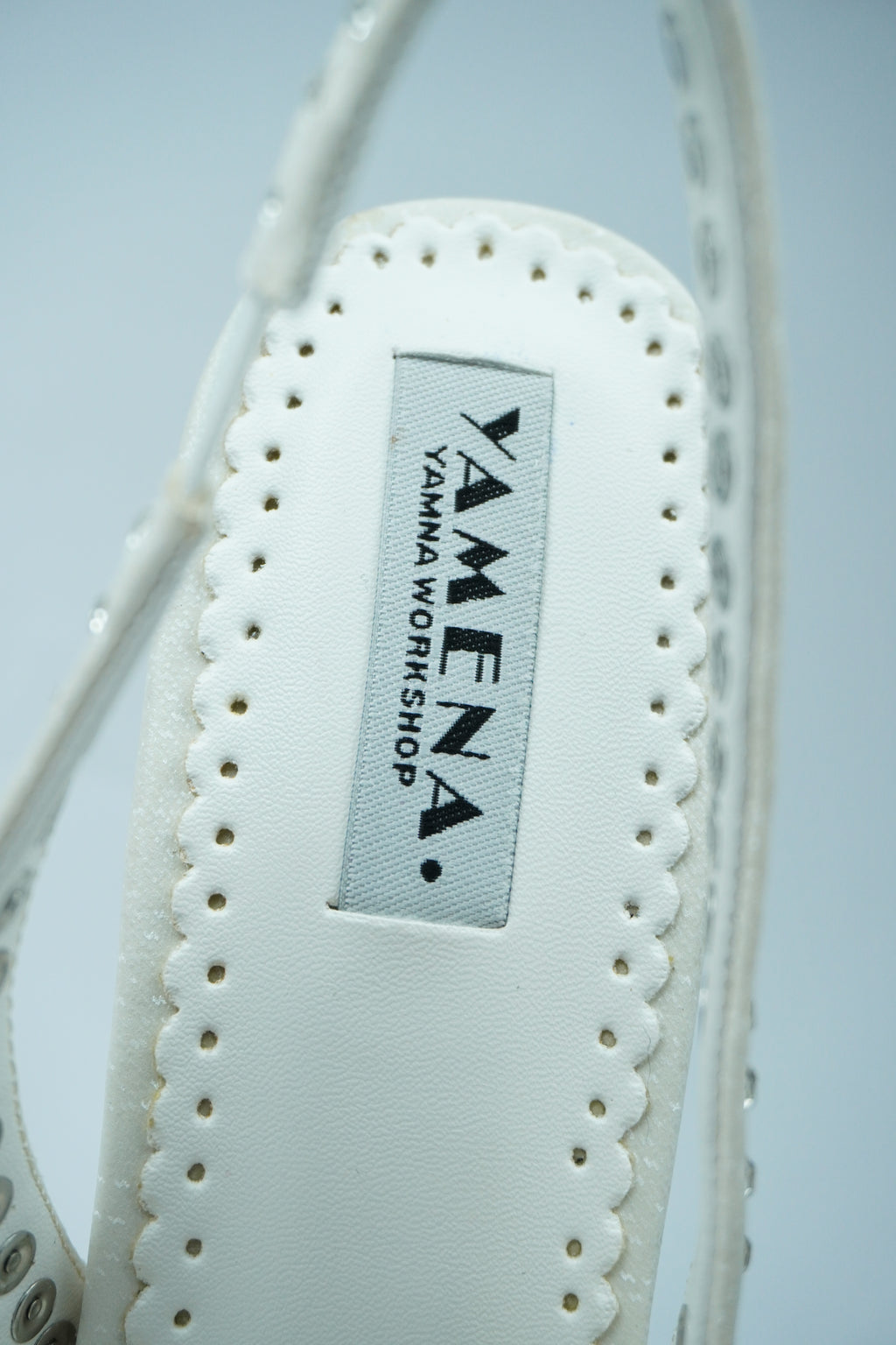 S- BRIDE SHOE ESCARPIN GLAMOUR – TALON AIGUILLE ET BRIDE AJOURÉE YW-8B