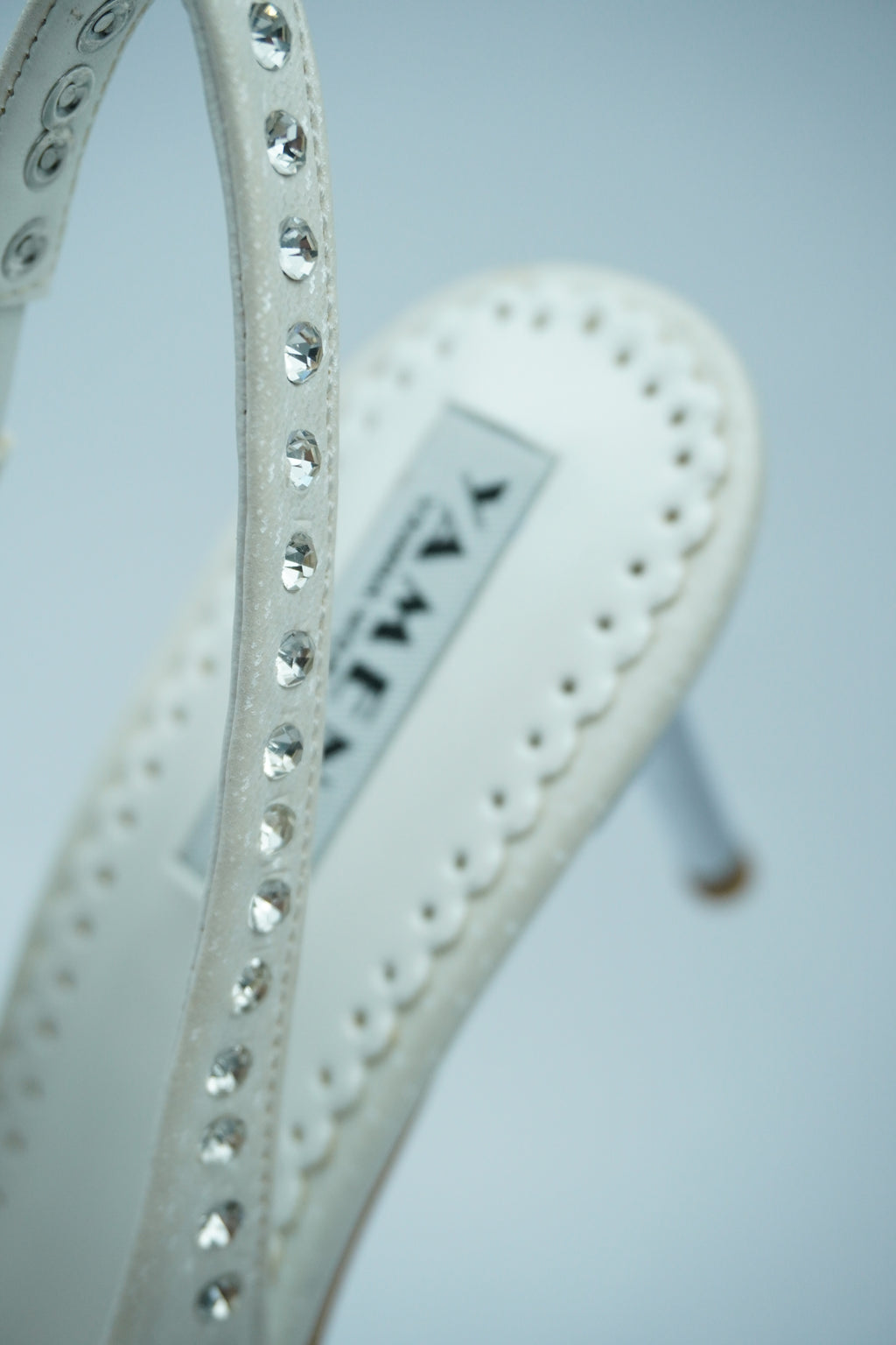 S- BRIDE SHOE ESCARPIN GLAMOUR – TALON AIGUILLE ET BRIDE AJOURÉE YW-8B