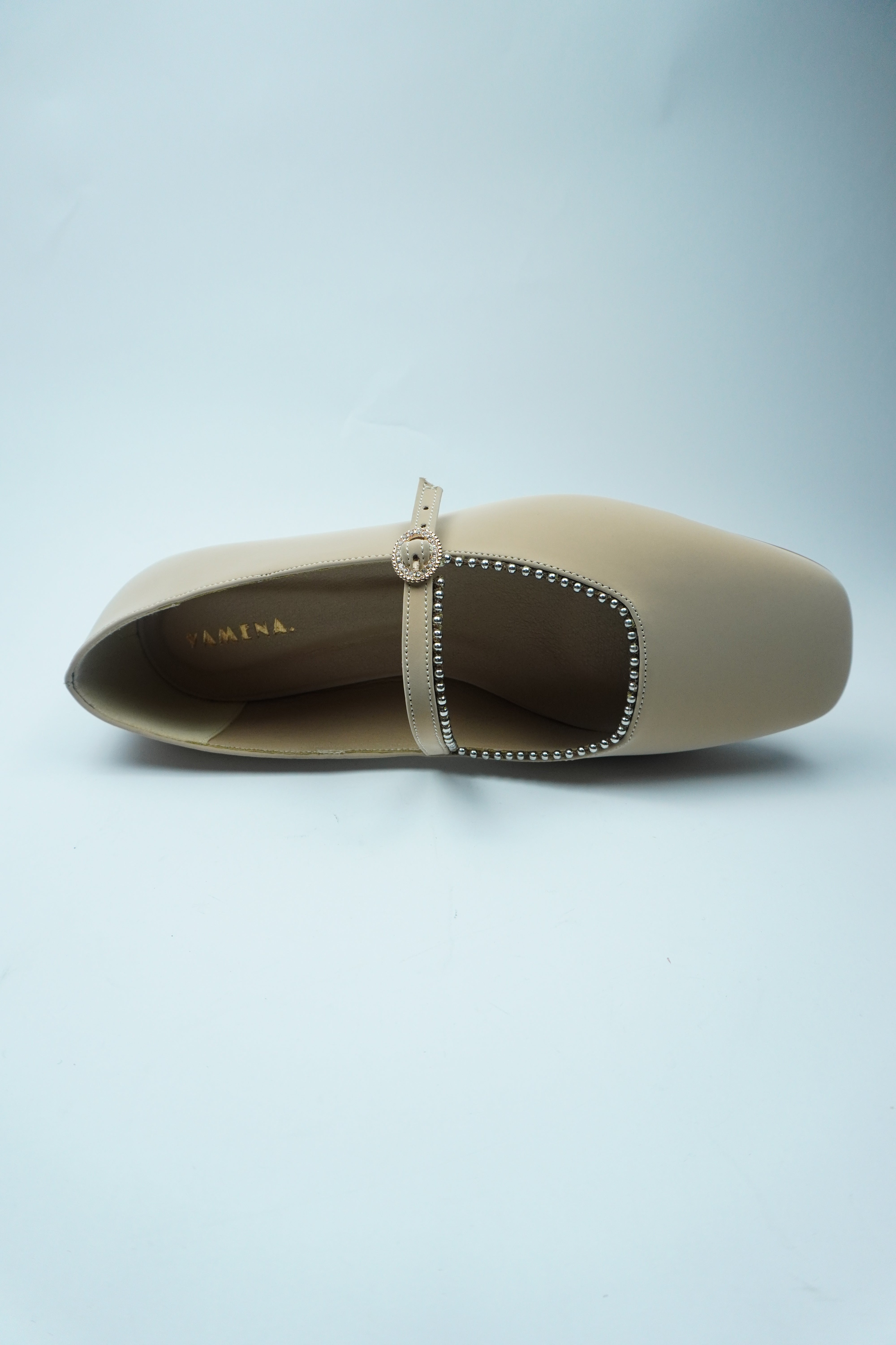 A- BALLERINE ÉLÉGANCE – BRIDE ORNÉE DE STRASS YW-11.