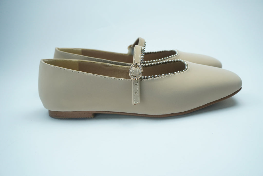 A- BALLERINE ÉLÉGANCE – BRIDE ORNÉE DE STRASS YW-11.