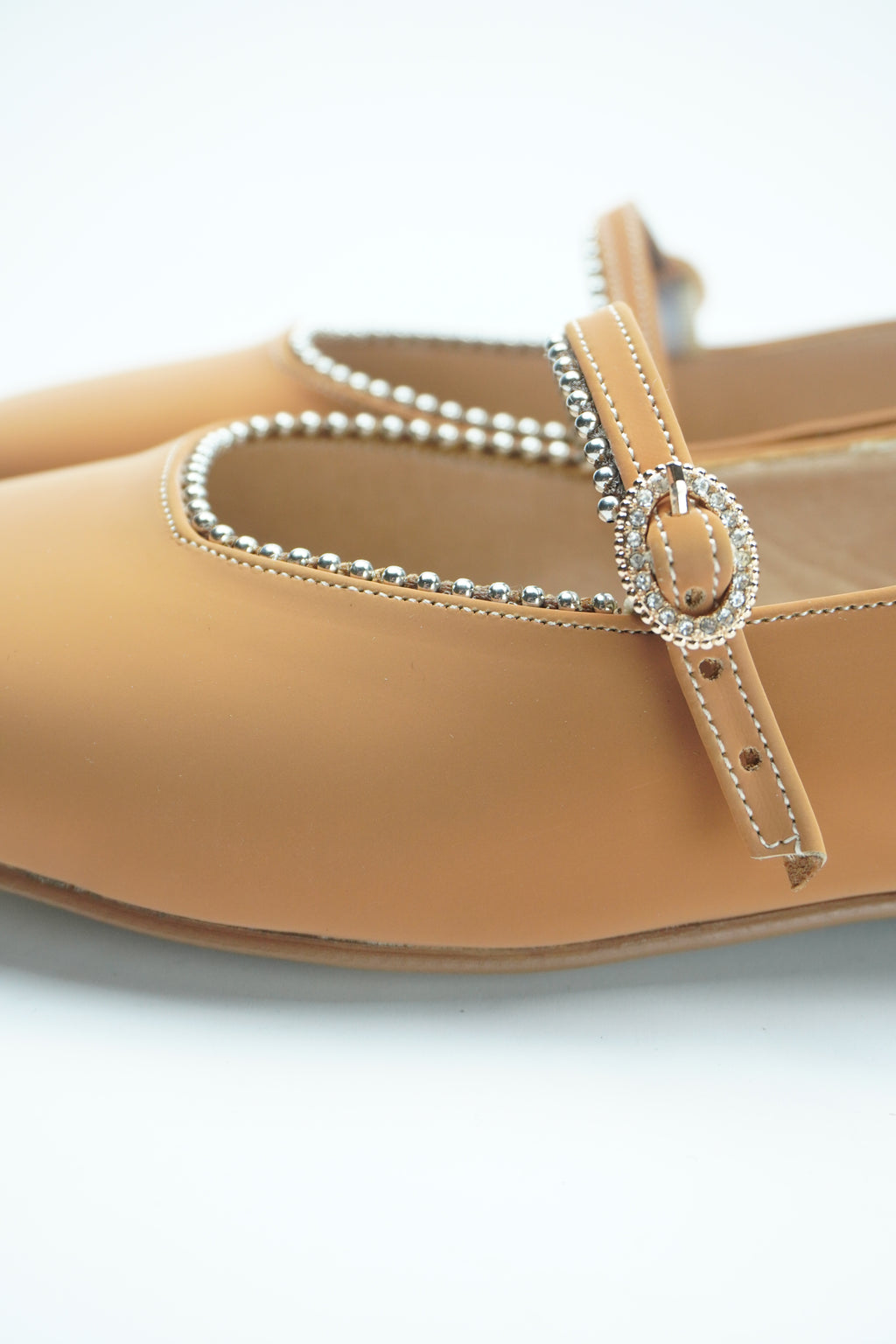 A- BALLERINE ÉLÉGANCE – BRIDE ORNÉE DE STRASS YW-11.