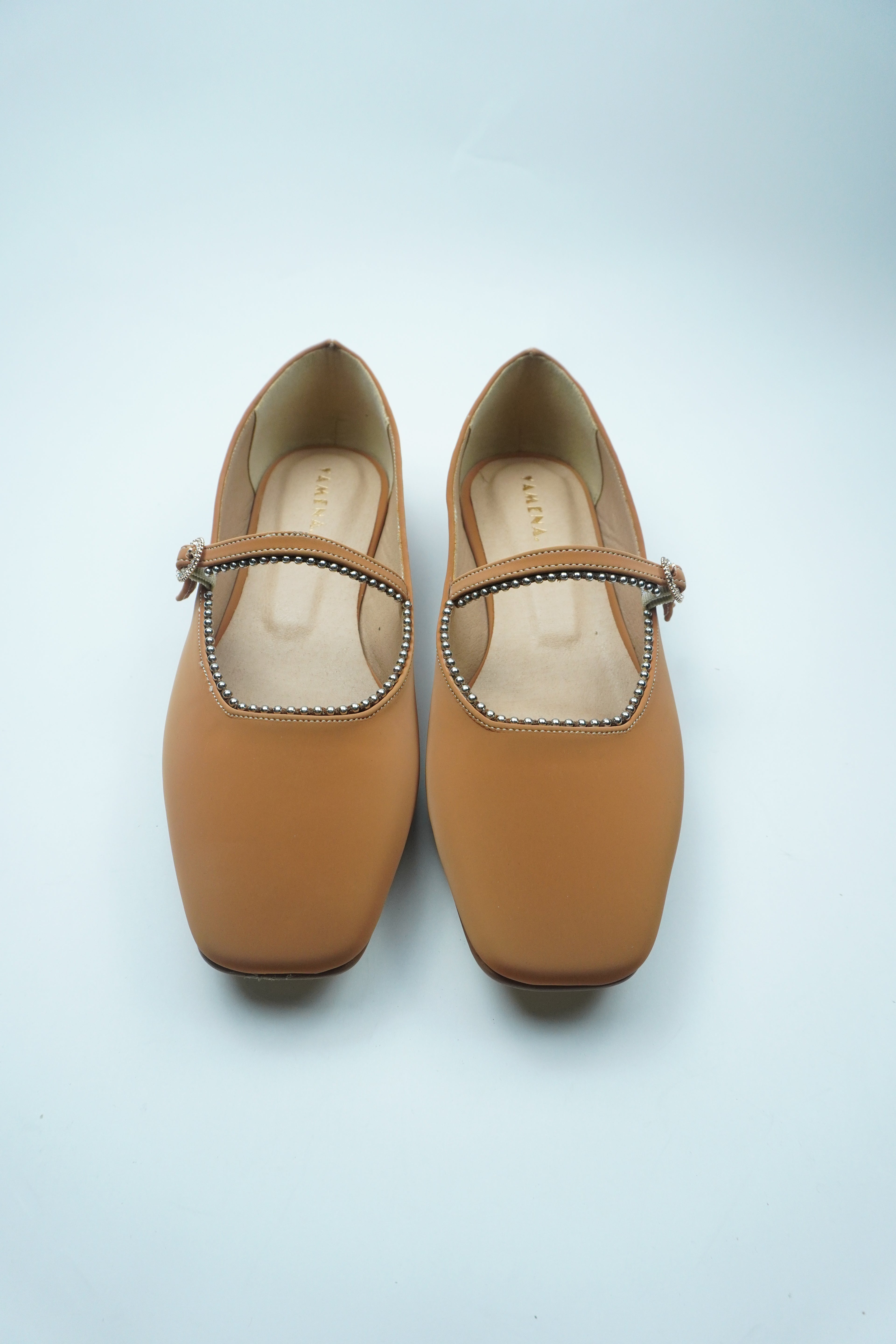 A- BALLERINE ÉLÉGANCE – BRIDE ORNÉE DE STRASS YW-11.