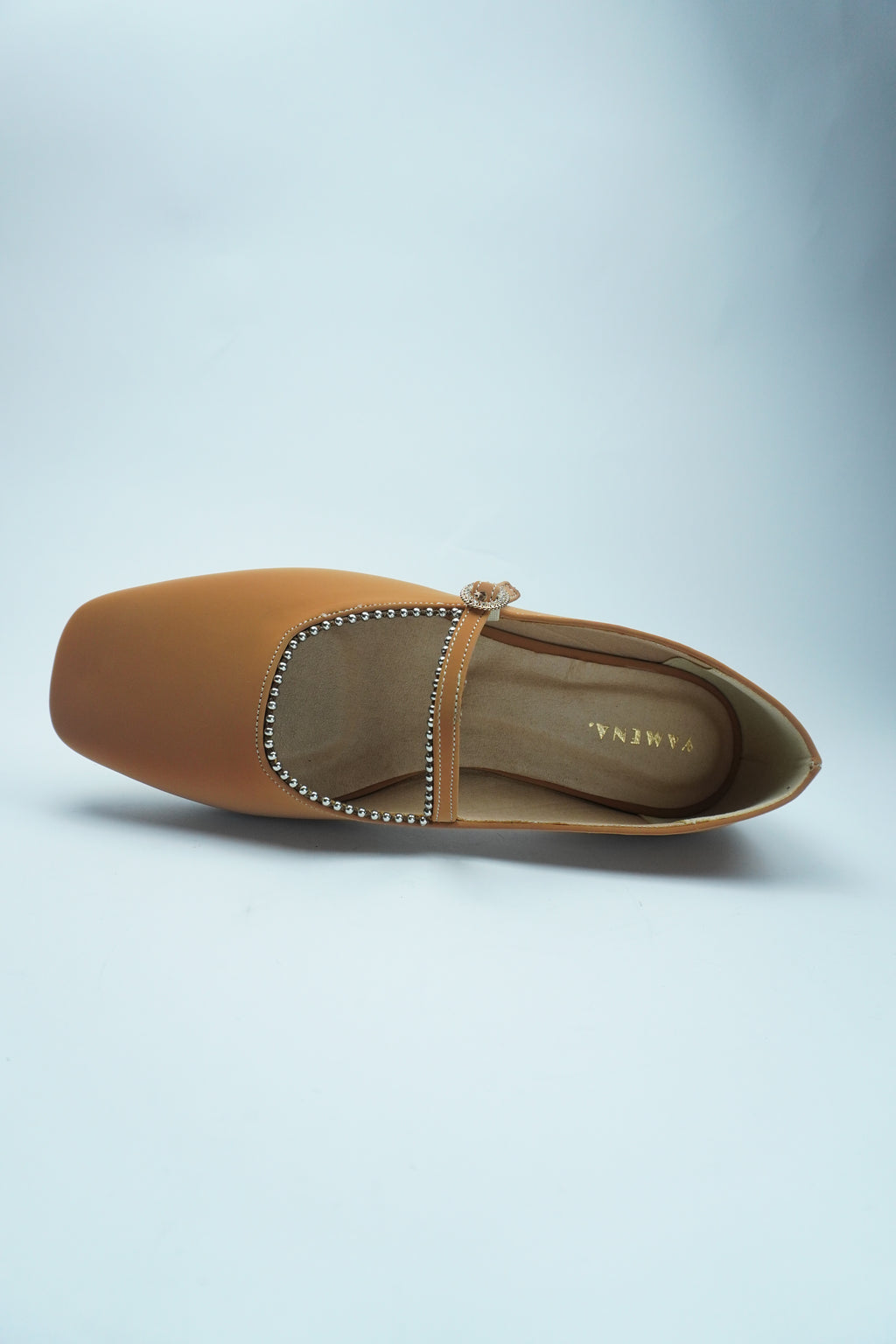 A- BALLERINE ÉLÉGANCE – BRIDE ORNÉE DE STRASS YW-11.