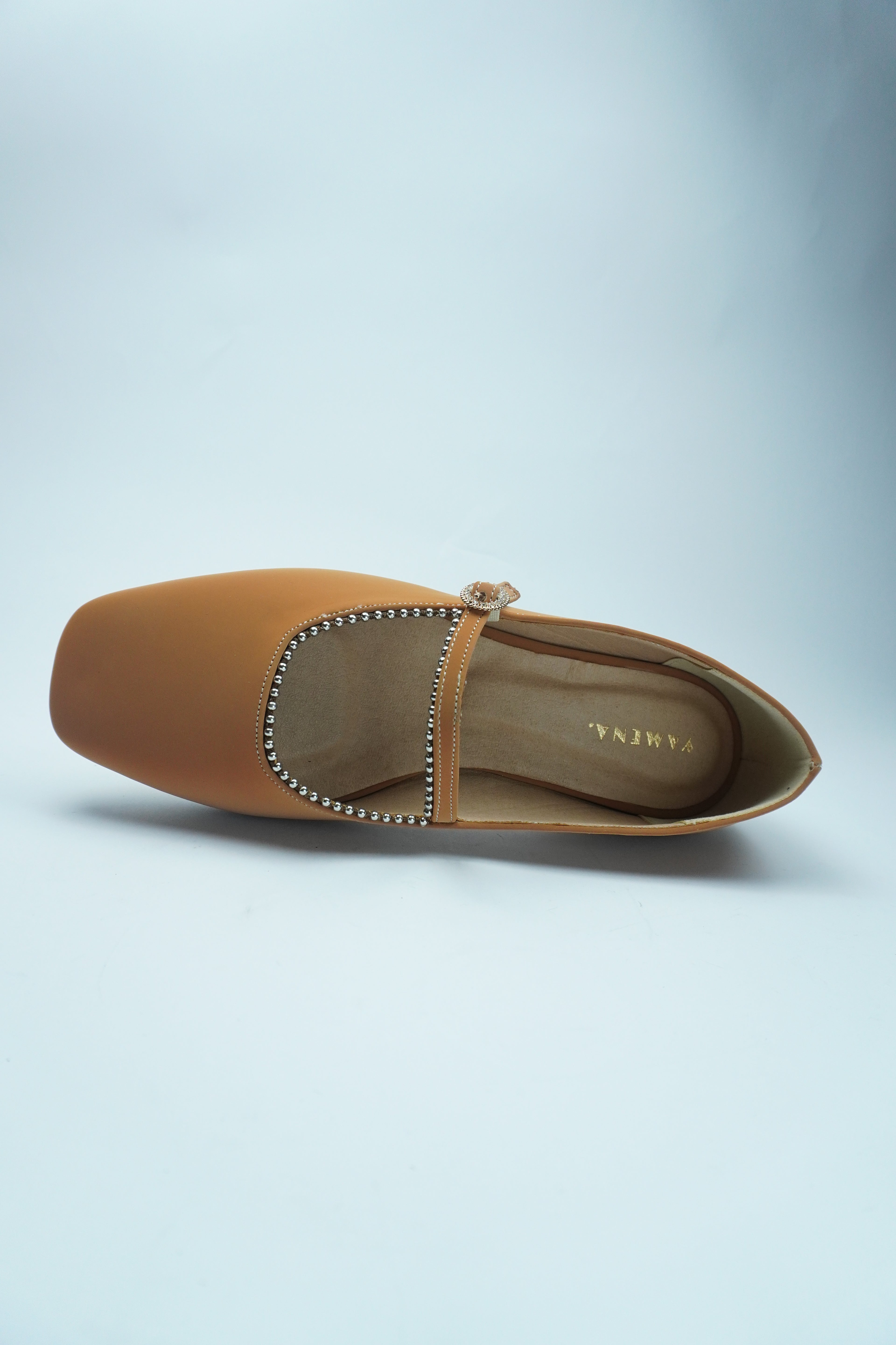 A- BALLERINE ÉLÉGANCE – BRIDE ORNÉE DE STRASS YW-11.