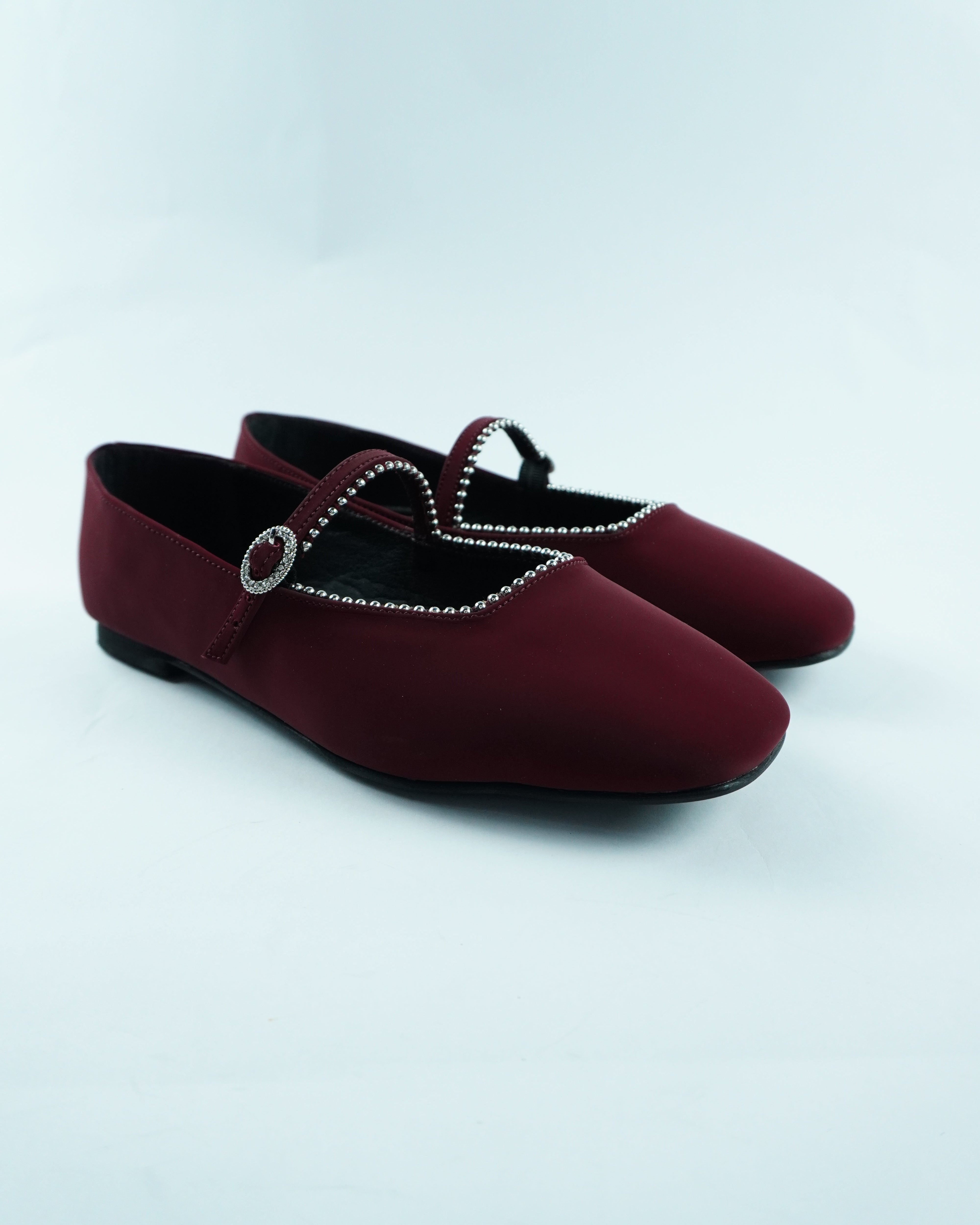 A- BALLERINE ÉLÉGANCE – BRIDE ORNÉE DE STRASS YW-11.