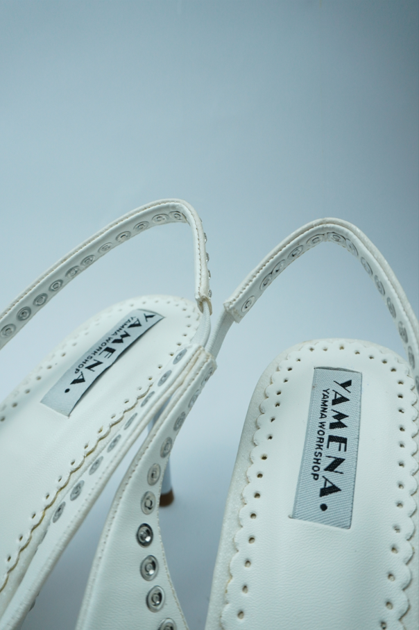 S- BRIDE SHOE ESCARPIN GLAMOUR – TALON AIGUILLE ET BRIDE AJOURÉE YW-8B